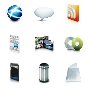 Aerial Pack icon sets preview