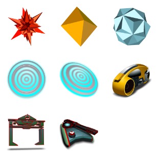 TRON icon sets preview