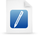 blue, paper, file, document icon