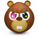 angry, bear icon