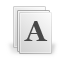 document, file, font, paper icon