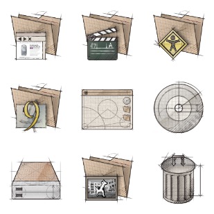 Sketch icon sets preview