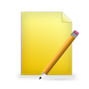 Edit, File icon