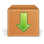 package, box, download icon