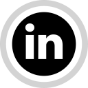 linkedin, media, social, logo icon