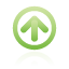 up, green, frame, navigation icon