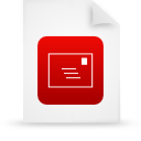 document, file, paper, red icon