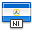 flag nicaragua icon