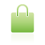 Bag, Green, Shopping icon