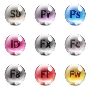 Adobe CS5 icon sets preview