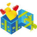 gift hearts icon