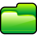 Folder Open Green icon