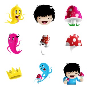 Crazy icon sets preview