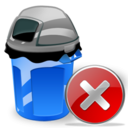 Can, Close, Garbage icon