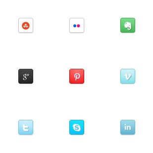 Relay Social Icons icon sets preview