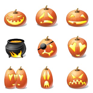Vista Halloween icon sets preview