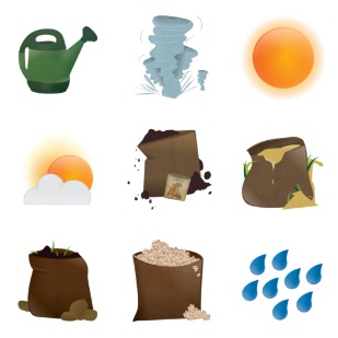 Seasonal icon sets preview