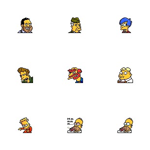 Simpsons Vol. 11 icon sets preview