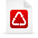 red, file, paper, document icon