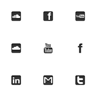 InFocus Social Media icon sets preview