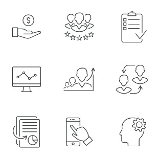 Seo - Web icon sets preview