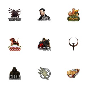 Game icon sets preview