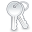 unlock, keys icon