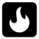burn,black icon