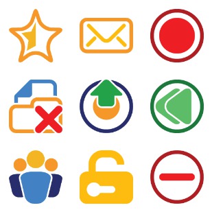 Simplicio icon sets preview