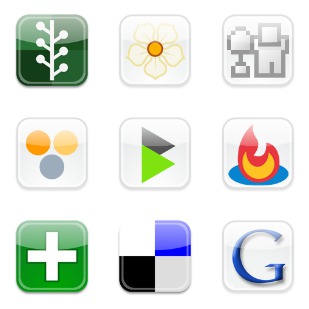 Web 2 icon sets preview