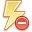 lightning, del, delete, remove icon