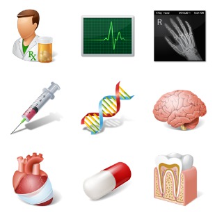 Vista Medical icon sets preview