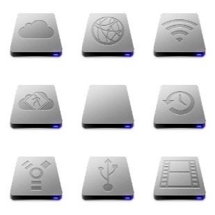 Slick Drives icon sets preview