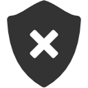 shield, delete icon