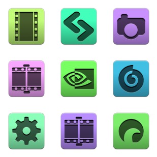 round android app icon sets preview