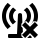 cross, antenna icon