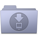 Downloads Folder Lavender icon