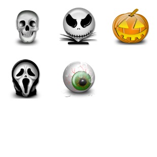 Vista Halloween icon sets preview