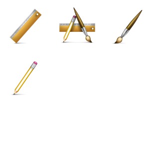 Applications and Extras icon sets preview