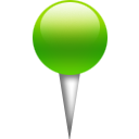 Green, Pin icon
