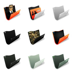 Cryonic Folder icon sets preview