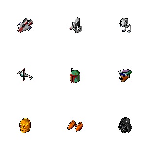 Star Wars 1 icon sets preview