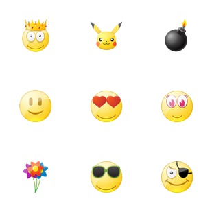 Standard Smile icon sets preview