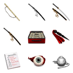 Kill Bill icon sets preview