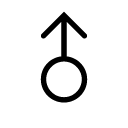 Touchscreen Gestures Swipe up icon