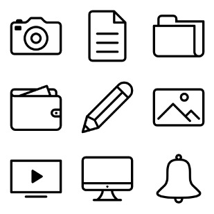 48 Bubbles icon sets preview