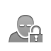 lock, sleep, open, user icon
