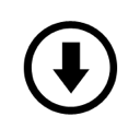 Arrow, Down, Download icon