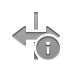 horizontal, flip, info icon