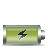 battery, horizontal, charging icon